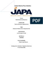 Tarea 1 Teoria y Estructura Organizacional