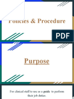 Policies Procedures Handout
