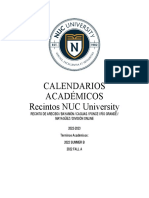 Calendario Academico 2022-2023