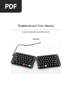 Thumbkeyboard User Manual V5.1 20181008