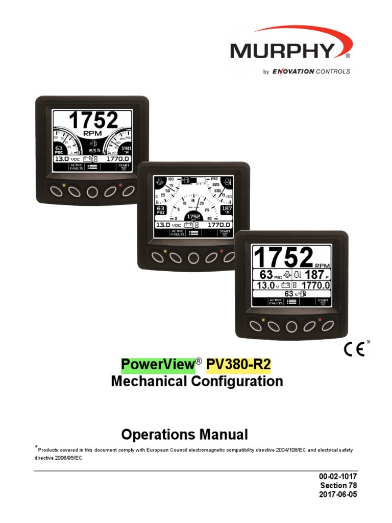 Powerview Pv380R2 Mechanical Configuration Operations Manual PDF