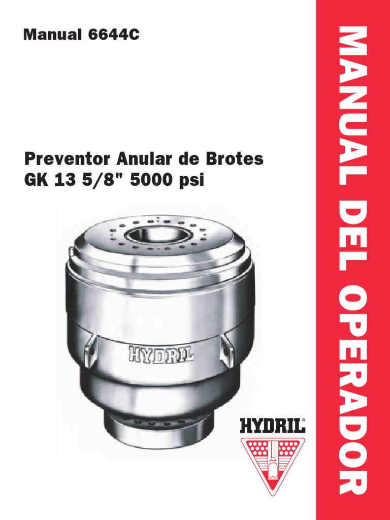 Preventor Annual de Brotes GK 13-5M Manual de Operador | PDF | Presión ...