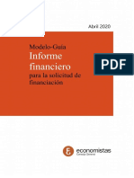 Modelo Guía Informe Financiero