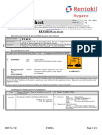 Safety Data Sheet: Revision