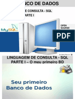 SQL consulta linguagem (DDL, DML) - Parte I