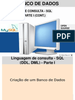 Aula 6 - Linguagem de Consulta - SQL (DDL, DML) - Parte I