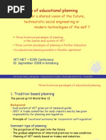 (PowerPoint Version - Slides) - Paradox of Planning in Vocational Education and Training