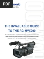 ER Panasonic AG-HVX200 Manual