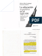 GUADAGNI A.A. Y BOERO F. (2015) La Educación Argentina en El Siglo XXI. Editorial Ateneo. Cap 3