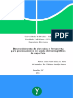 Desenvolvimento de Eletrodos e Ferramenta para Processamento de Sinais Eletromigráficos de Superfície