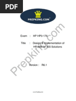 Prepking HP0-176 Exam Questions