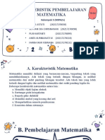 Karakteristik Pembelajaran Matematika