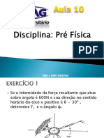 Aula Pre Fisica Univag Exercicios