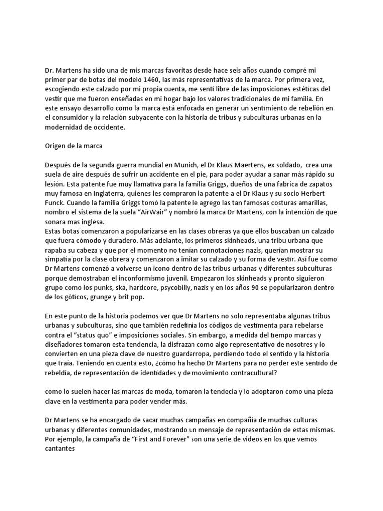 Dr martens cheap influencers letra
