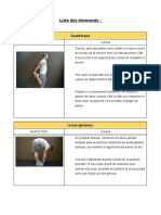 Liste Des Étirements