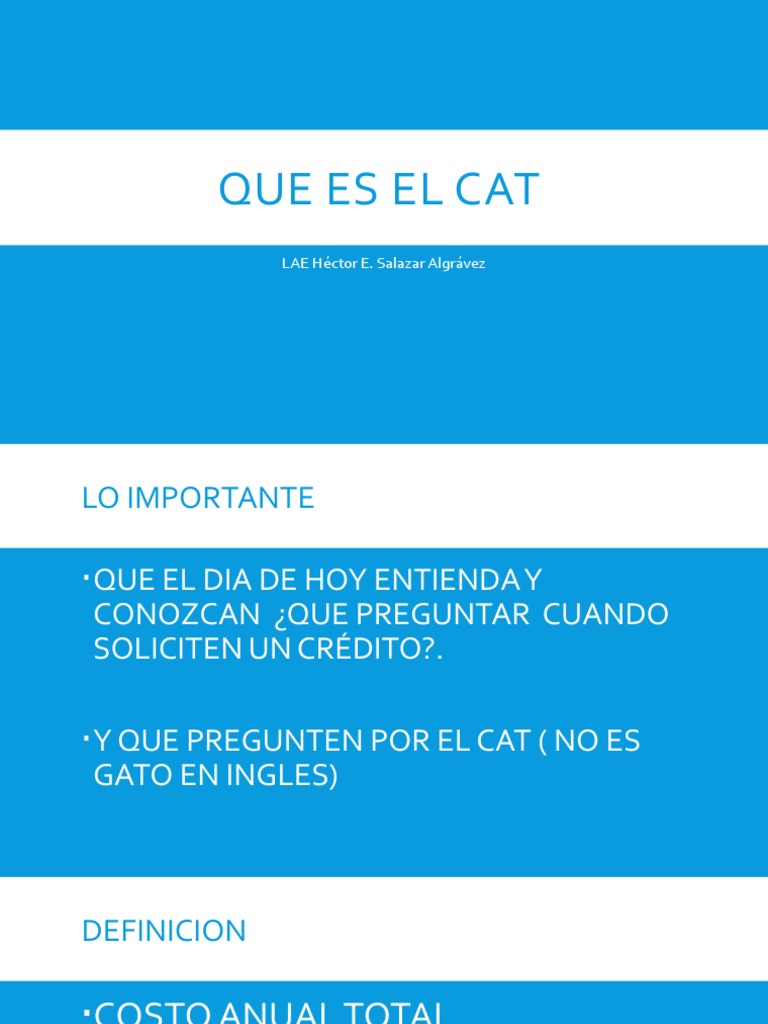 Guía Para Entender Qué Es El Cat Y Cómo Funciona – GWOOF