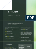 Demonstrative Pronouns and Adjectives