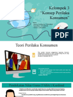 Konsep Perilaku Konsumen