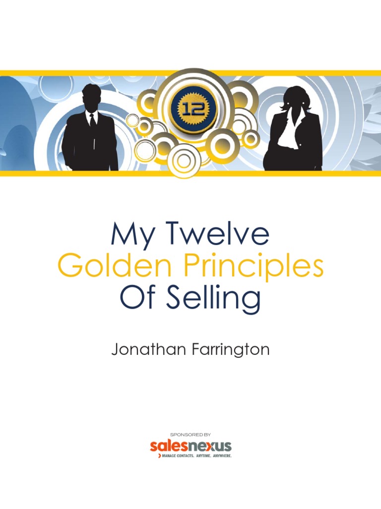 Ebook - Principals of Selling | PDF | Sales | Negotiation