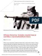 Olivera Katarina - Svetska Zvezda Koja Je Završila U Nacionalističkom Blatu - XXZ Portal