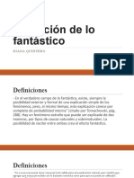 Definición de Lo Fantástico