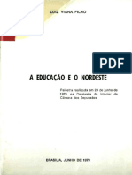 A Educação e o Nordeste