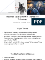 #2 Historical Development of Science and Technology