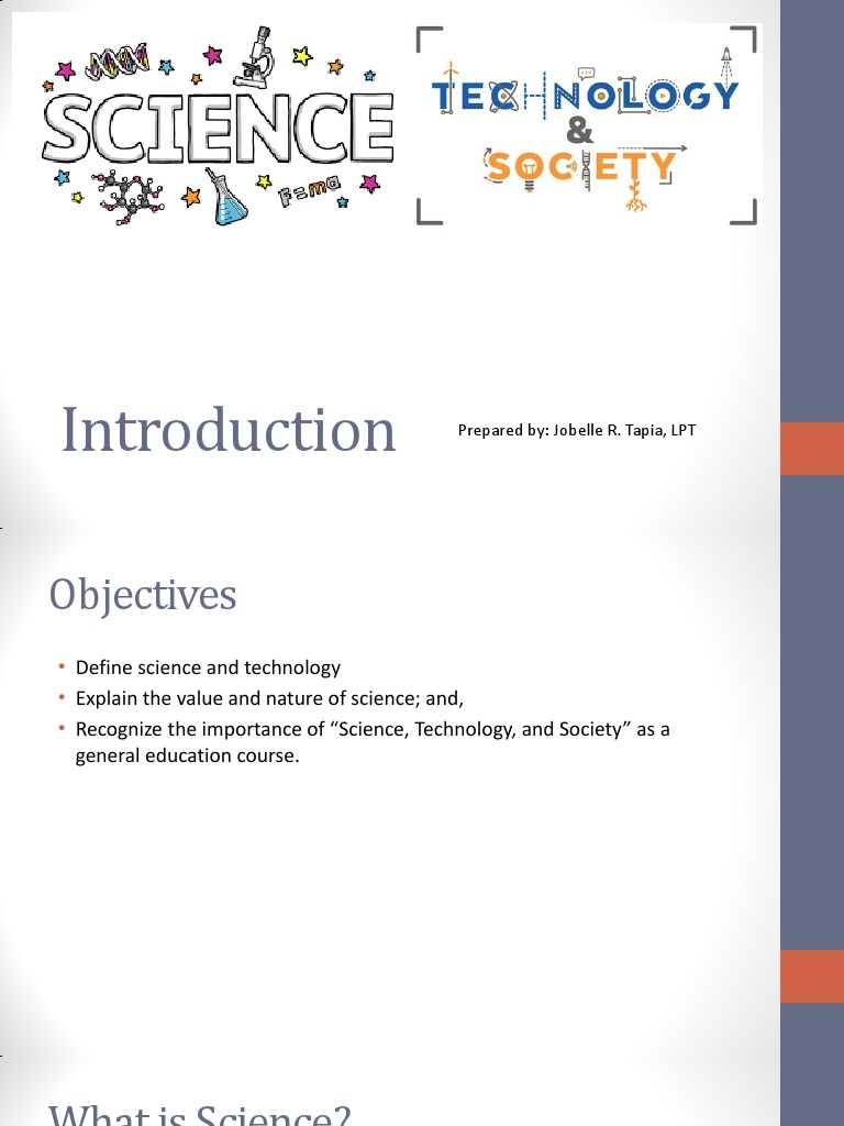 #1 Introduction To Science and Technology | PDF