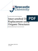 (Final) Intervertebral Disc Replacement Using Origami Structures - Luke Prudhoe