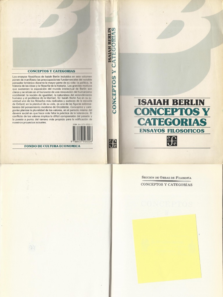 Copia de Berlin - Isaiah - Conceptos y Categorias | PDF