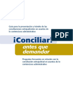 Preguntas y Respuestas Sobre La Conciliaciónextrajudicial Contencioso Administrativo