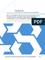 Proyecto de Norma Informacion A Revelar Sobre Sostenibilidad - NIIF S1