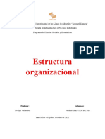 Estructura Organizacional