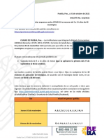 Vacunación Contra Covid-19 en 49 Municipios Poblanos