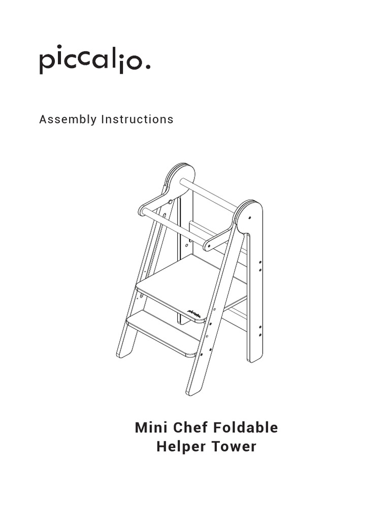 Piccalio Manual Foldable Tower PDF Equipment Manufactured Goods