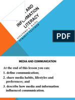 Module 1 Media and Communication