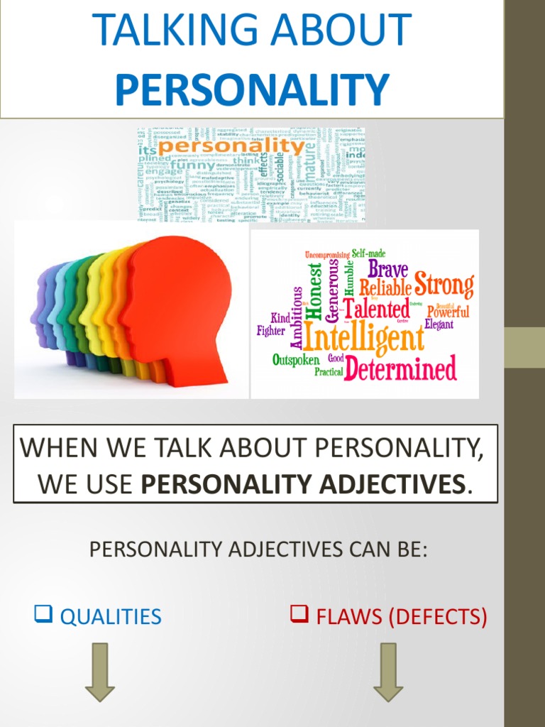 Personality Adjectives Presentation 88981 Pdf