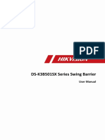 UD22505B Baseline DS-K3B501SX-Series-Swing-Barrier User-Manual V1.0 20210225