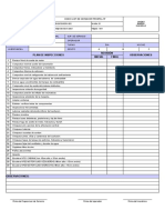 Chek-List Cargador Frontal