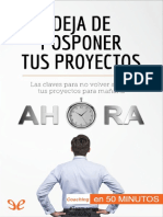 Deja de Posponer Tus Proyectos - 50 Minutos - Es