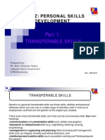 Part 1 - Transferable Skills (Compatibility Mode)