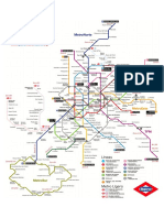 Plano Metro Madrid 2022