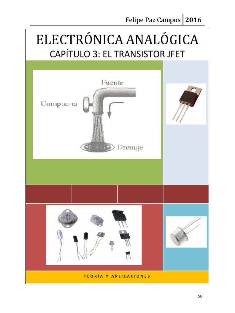 Transistor JFET Estructura, Zonas de Funcionamiento y Características