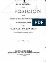 Galvarin Riveros en La Escuadra. 1882