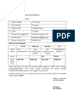 Biodata Pengusul