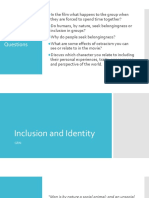 Inclusion and Identity1
