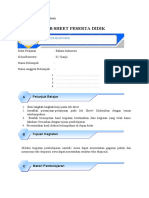 Job Sheet Pelajaran Bahasa Indonesia
