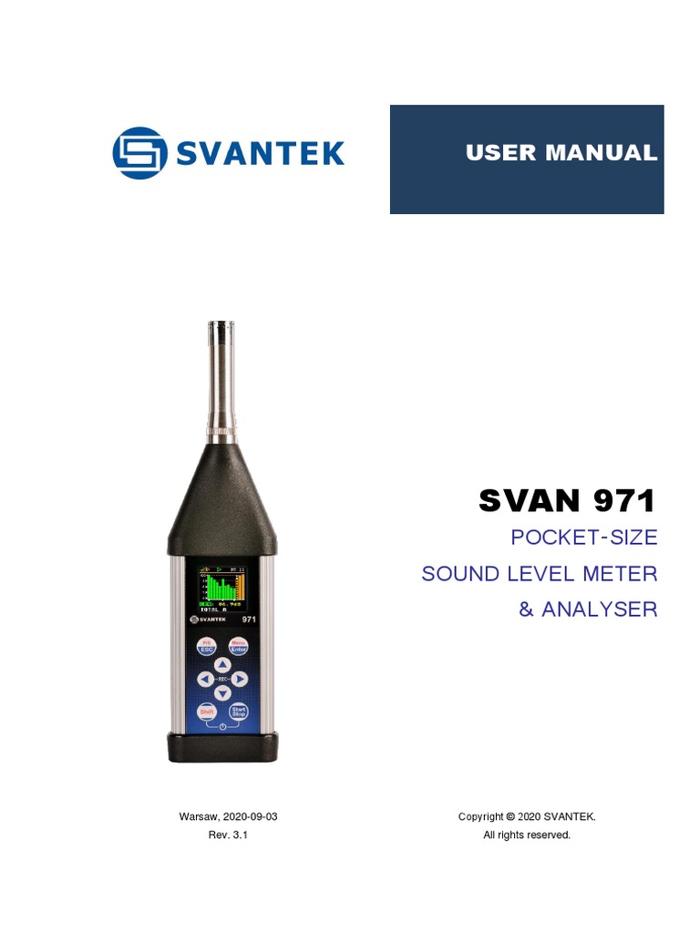 Svan 971 Man en v.3.1 2020-09-03 | PDF | Rechargeable Battery | Microphone
