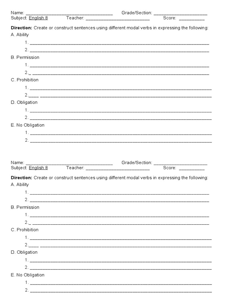 Modals Pdf Linguistics Linguistic Typology