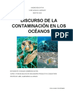 Discurso Contaminacion en Los Oceanos